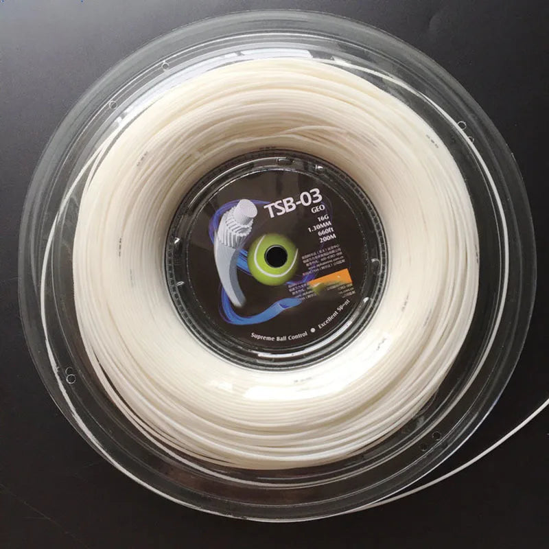 š§µ Alpha Nylon Tennis String ā 200m Reel | 1.30mm Hexagonal Soft Control Line