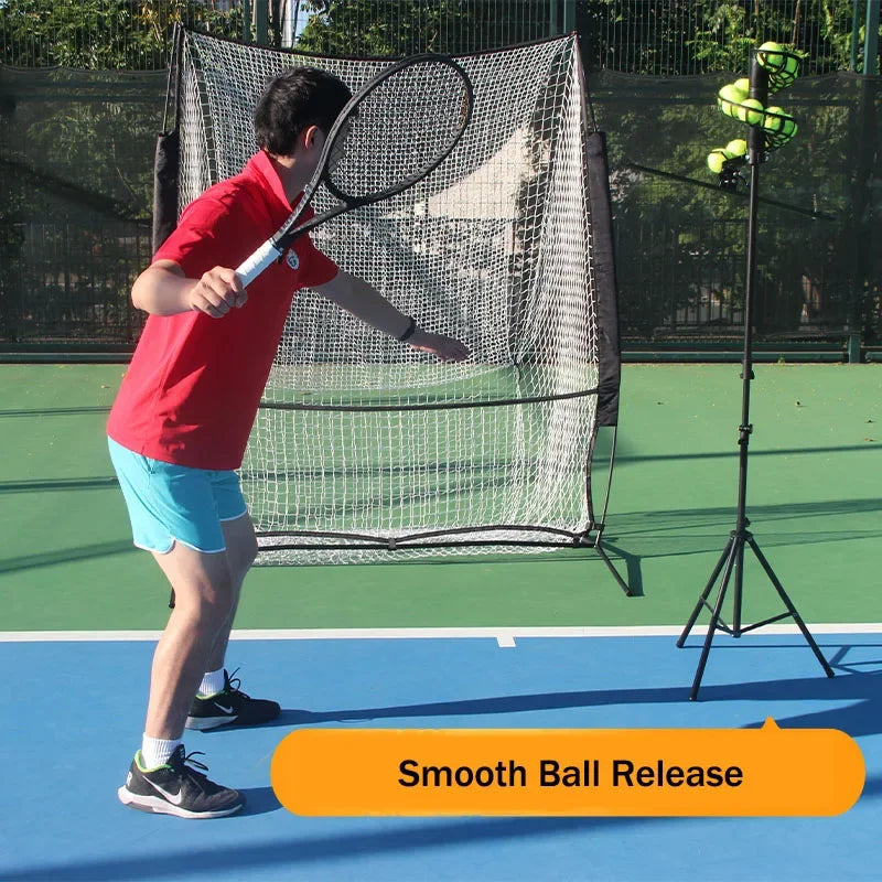 🎯 Automatic Tennis Ball Launcher – Adjustable Speed & Height Trainer
