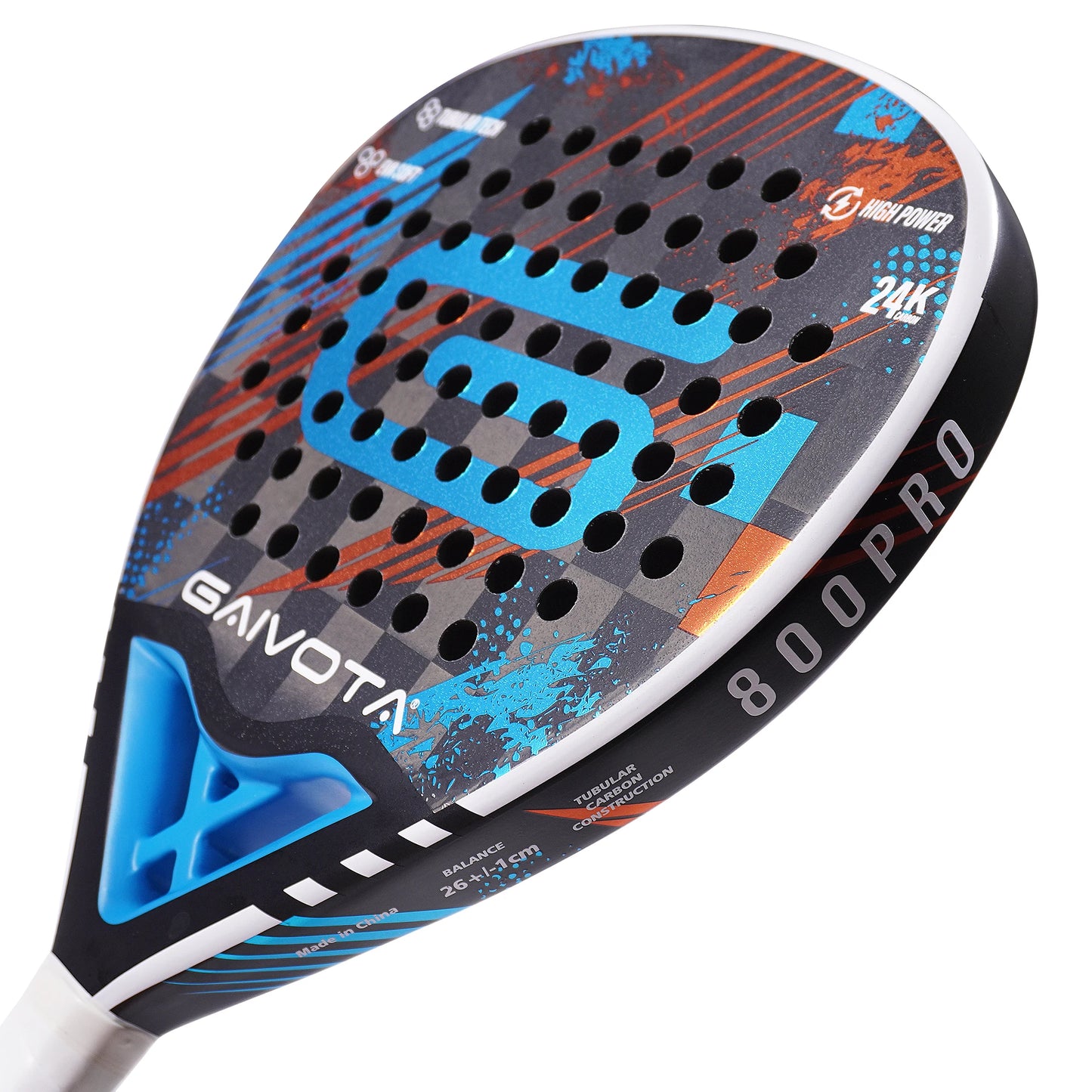 🪶 GAIVOTA 800PRO Padel Racket – 24K Carbon Fiber + EVA Core