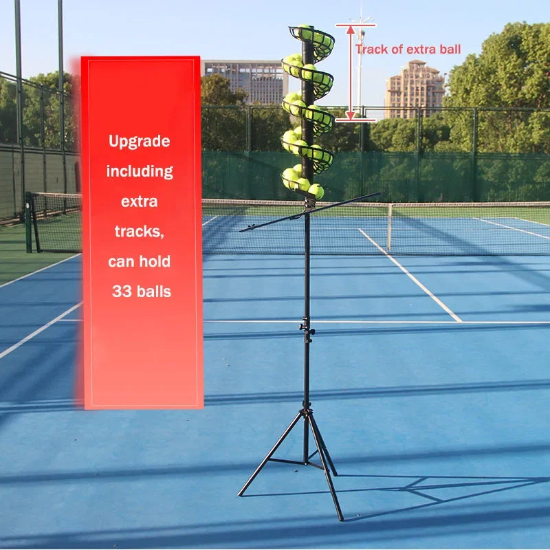 🎯 Automatic Tennis Ball Launcher – Adjustable Speed & Height Trainer