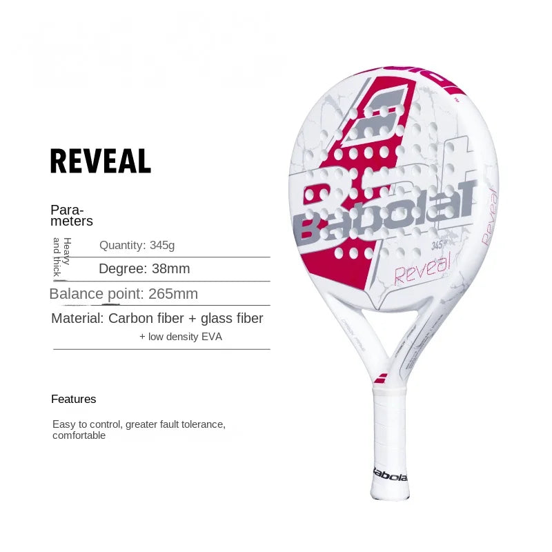 ⚡ BABOLAT REVEAL Series Padel Racket – Lightweight Carbon Fiber + EVA Core