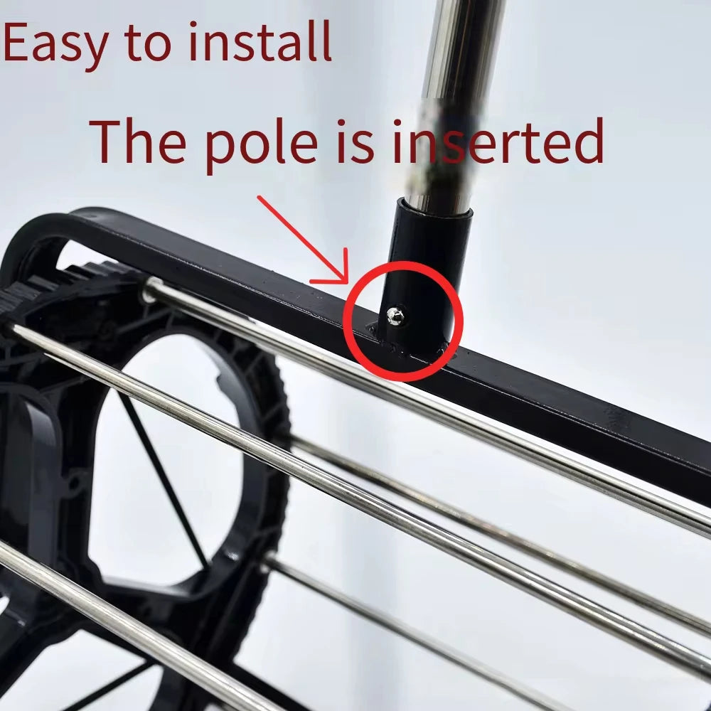 🧲 Telescopic Ball Picker – Tennis, Beach Tennis & Badminton Collector