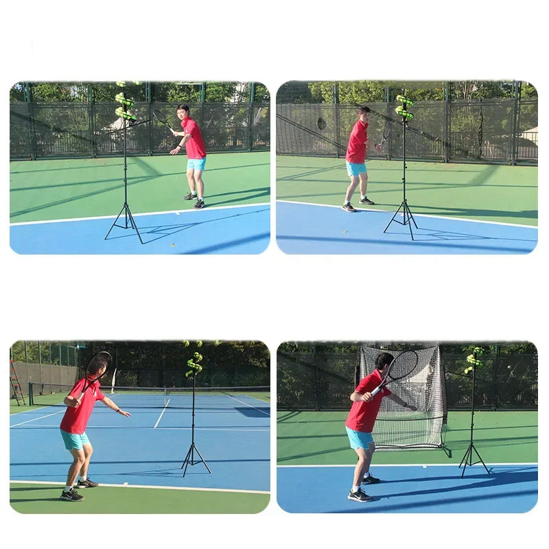 🎯 Automatic Tennis Ball Launcher – Adjustable Speed & Height Trainer