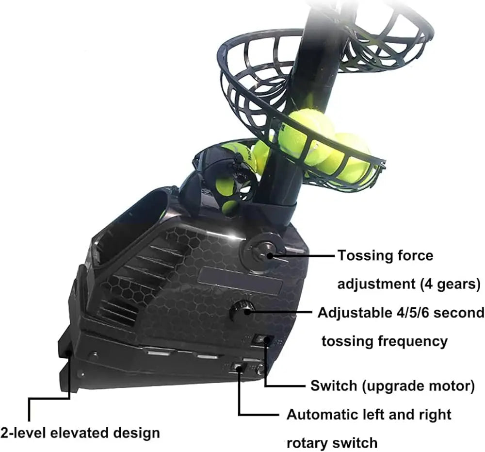 πΎ Portable Tennis & Padel Serving Machine β Slide Rail Ball Feeder