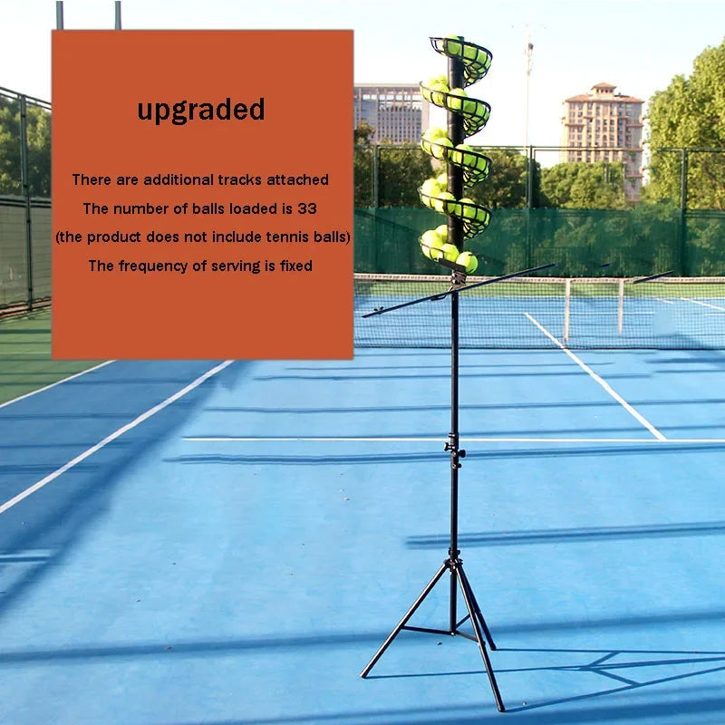 🎯 Automatic Tennis Ball Launcher – Adjustable Speed & Height Trainer