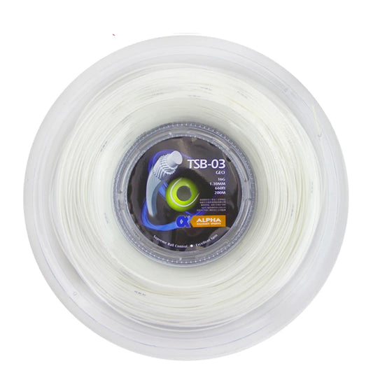 🧵 Alpha Nylon Tennis String – 200m Reel | 1.30mm Hexagonal Soft Control Line