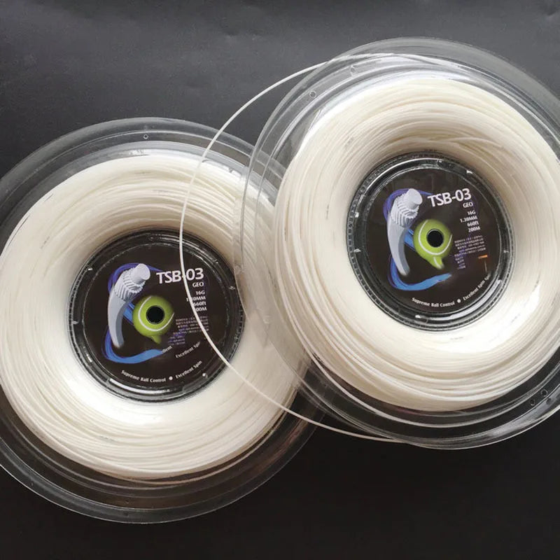 🧵 Alpha Nylon Tennis String – 200m Reel | 1.30mm Hexagonal Soft Control Line