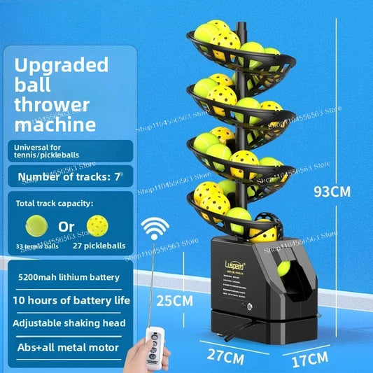 🏓 Universal Ball Launcher – Self-Serve Tennis & Pickleball Trainer