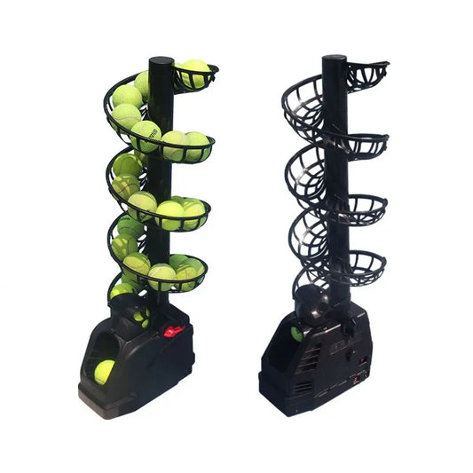 🎾 Portable Tennis & Padel Serving Machine – Slide Rail Ball Feeder