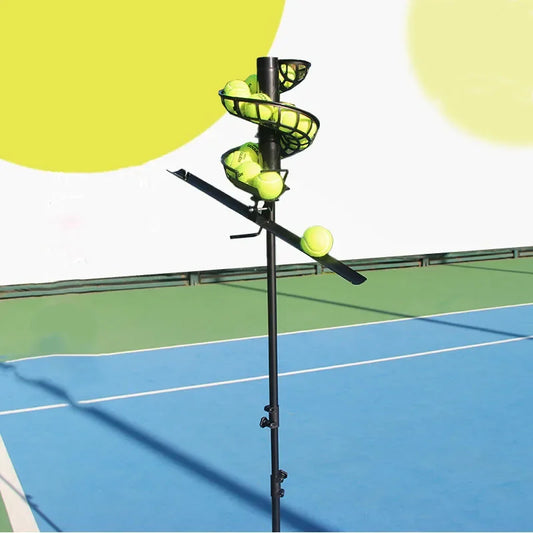 🎯 Automatic Tennis Ball Launcher – Adjustable Speed & Height Trainer
