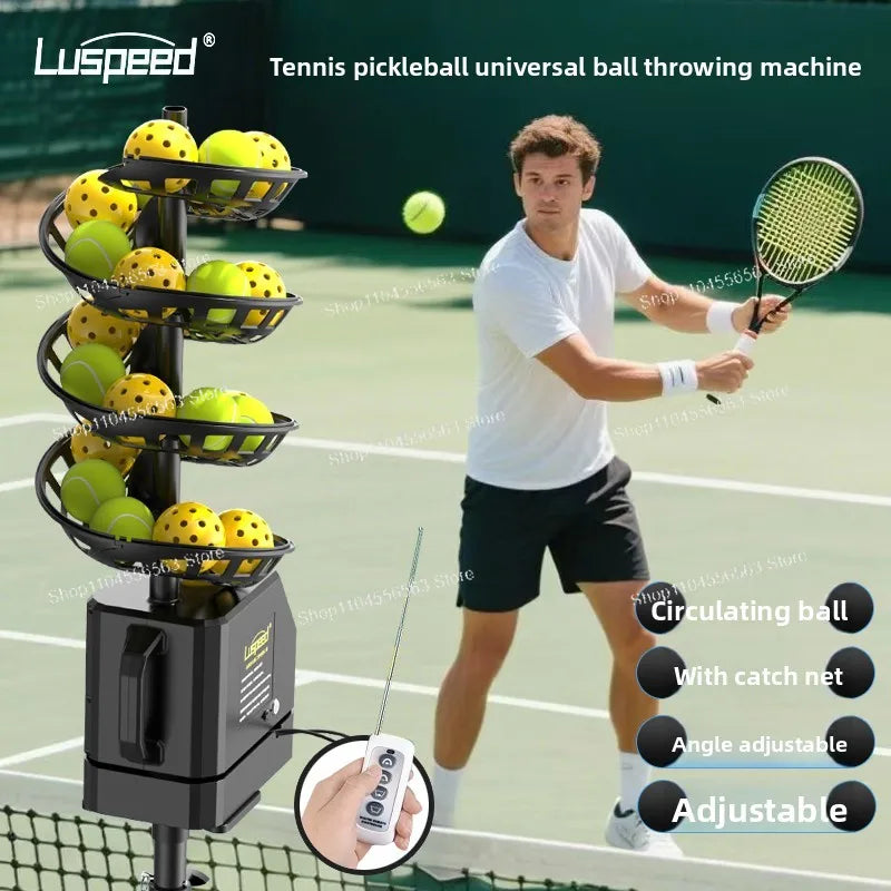 🏓 Universal Ball Launcher – Self-Serve Tennis & Pickleball Trainer