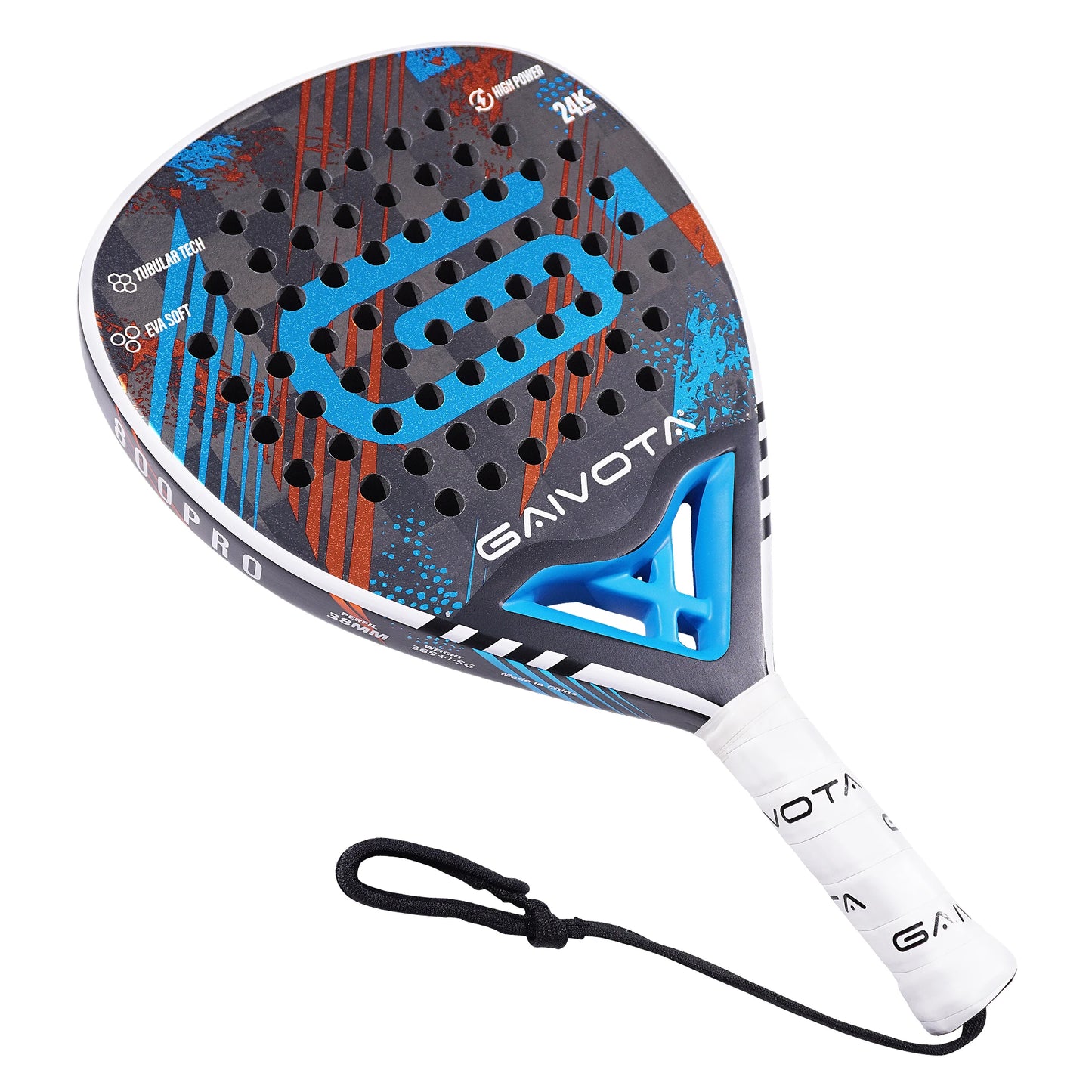 🪶 GAIVOTA 800PRO Padel Racket – 24K Carbon Fiber + EVA Core