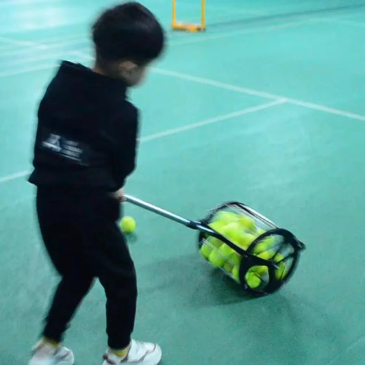 🧲 Telescopic Ball Picker – Tennis, Beach Tennis & Badminton Collector
