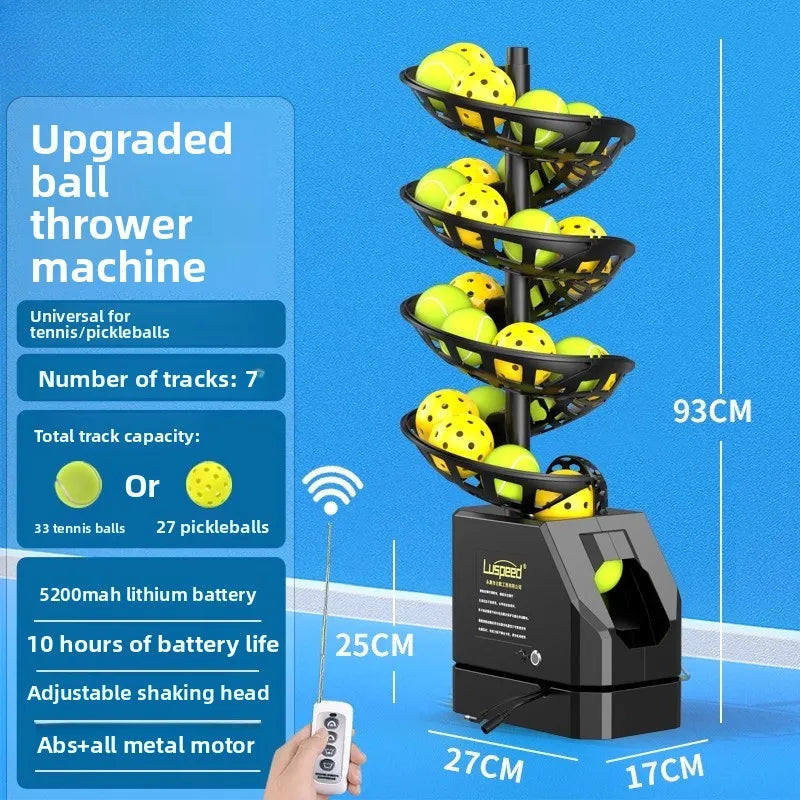 🏓 Universal Ball Launcher – Self-Serve Tennis & Pickleball Trainer
